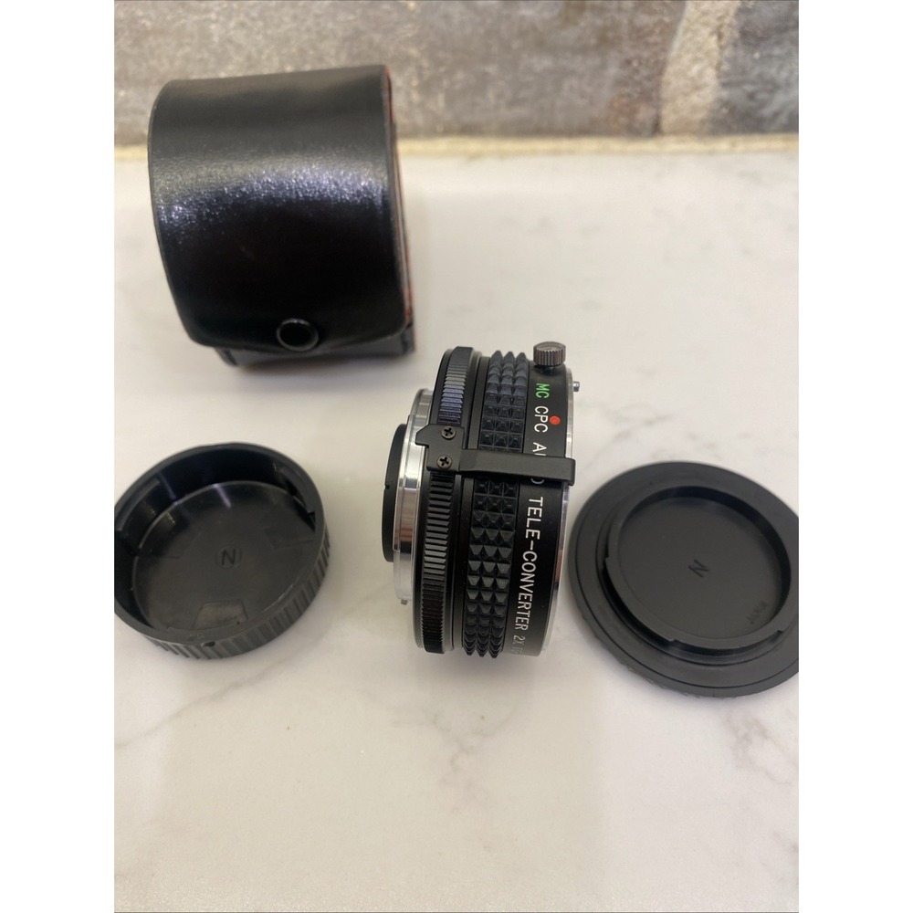 CPC 2x Tele-Converter MC Lens with Caps and Case - Picture 2 of 3